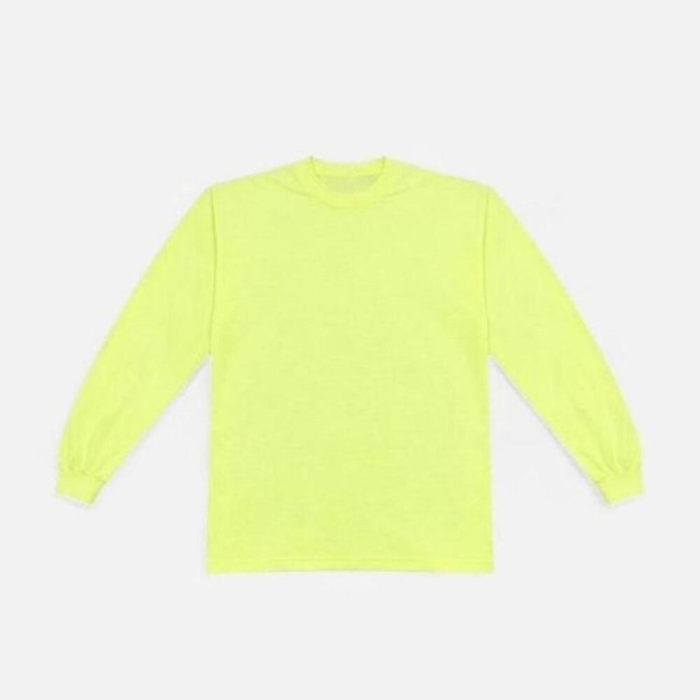 Yeezy Season 6 Long Sleeve Tee - Frozen Yellow (XS)